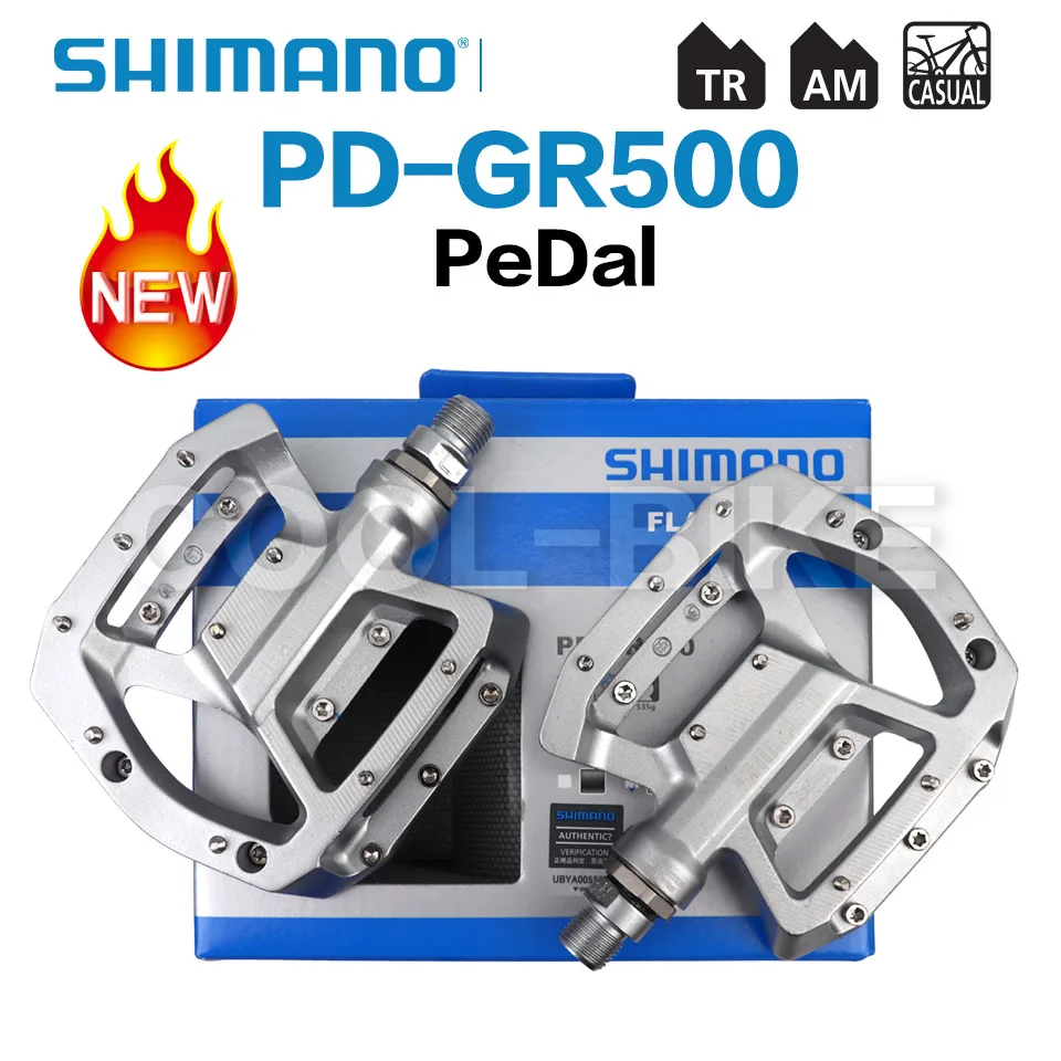 Shimano PD GR400 GR500 شقة الدواسات شقة متب/درب/إندورو/BMX دراجة الدواسات PD-GR400 PD-GR500 #3