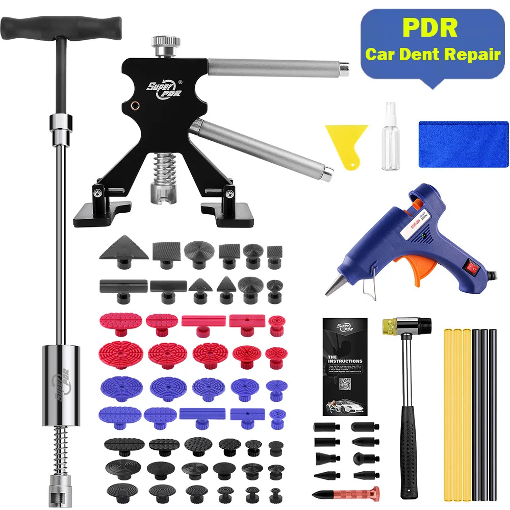

Наборы инструментов для удаления вмятин Super PDR, набор инструментов для ремонта вмятин без покраски, инструменты для ремонта вмятин на кузове автомобиля