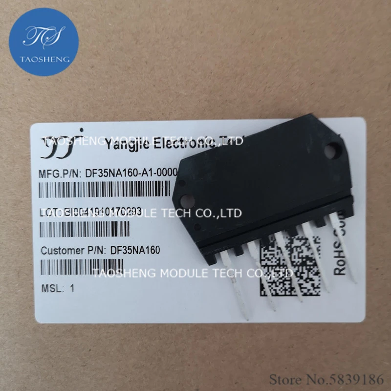 1PCS 100% New And Original  DF35NA160 35A1600V Three-phase Rectifier Module