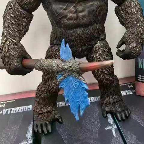28 cm King Kong vs. Godzilla leksaksmodell 2021 filmversion King Kong Skull Island Gorilla Monsterdocka present 6 best sales sh monsterarts - №3