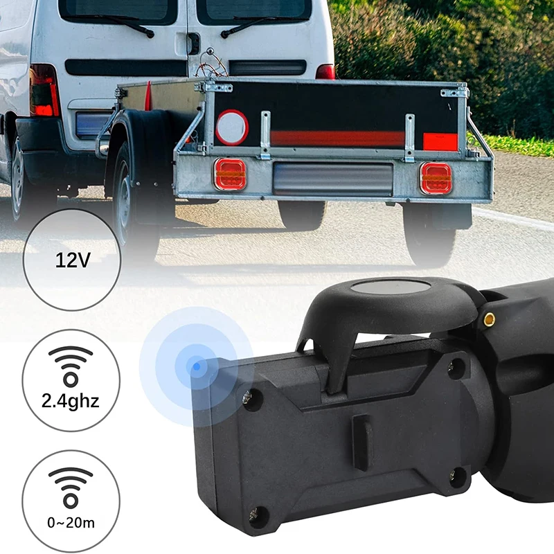 Yuanjoy Magnetic Wireless Trailer Tail Lights 12/24v Led Waterproof Dynamic Rear Lights With 7 Pin Plug For Heavy Truck Bus