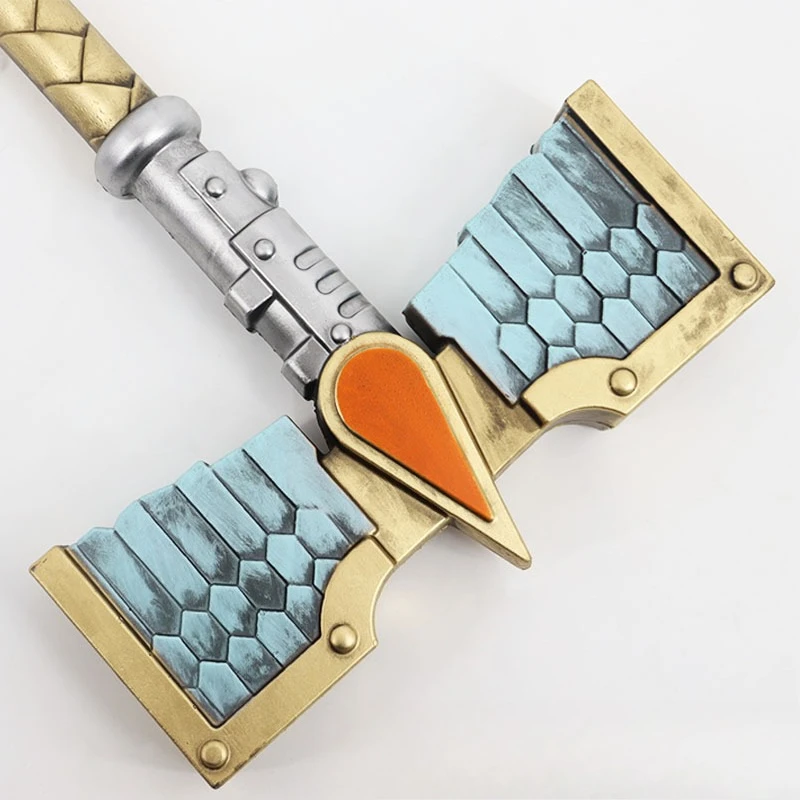 64cm/25.2in PU 신성한 망치 게임 코스프레 주변기기 모델 소품 파티 용품 야외 장난감 디스플레이 수집품 남자친구 선물