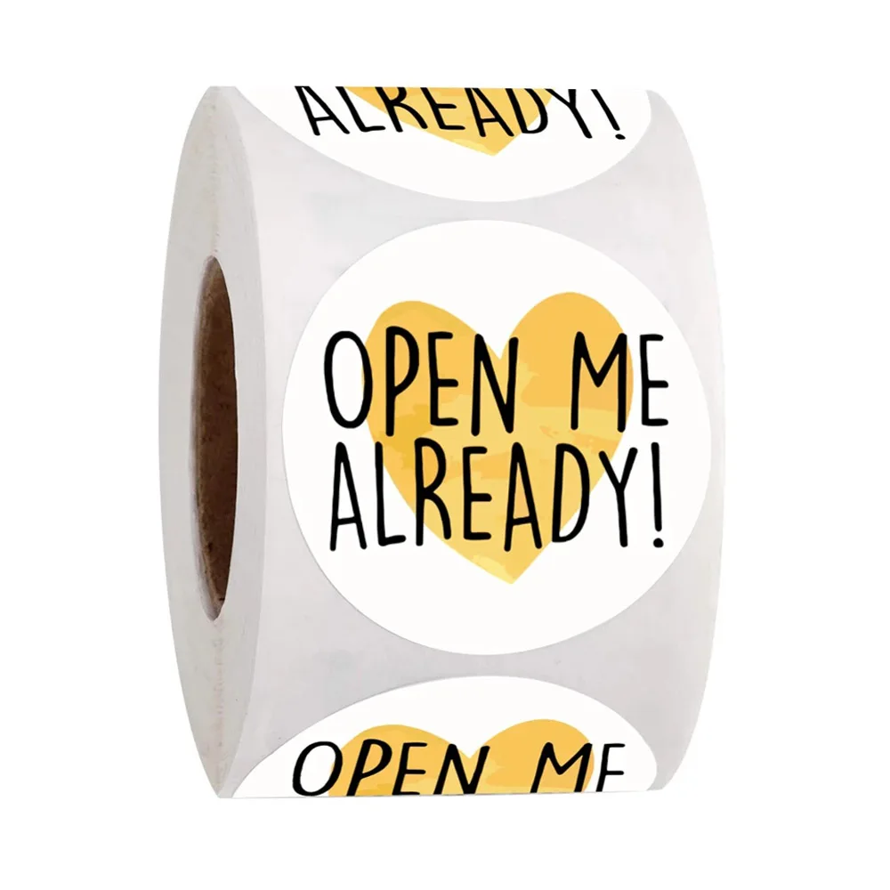 50-500Pcs 1inch“Open Me Already