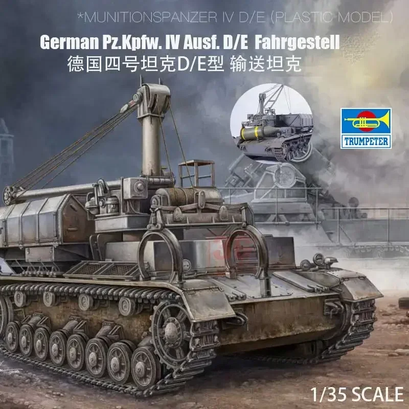

1/35 Trumpeter 00362 German Pz. Kpfw. IV Ausf. D/E Weapon Ammunition Delivery Tank assembly Tank Scale Model Kit