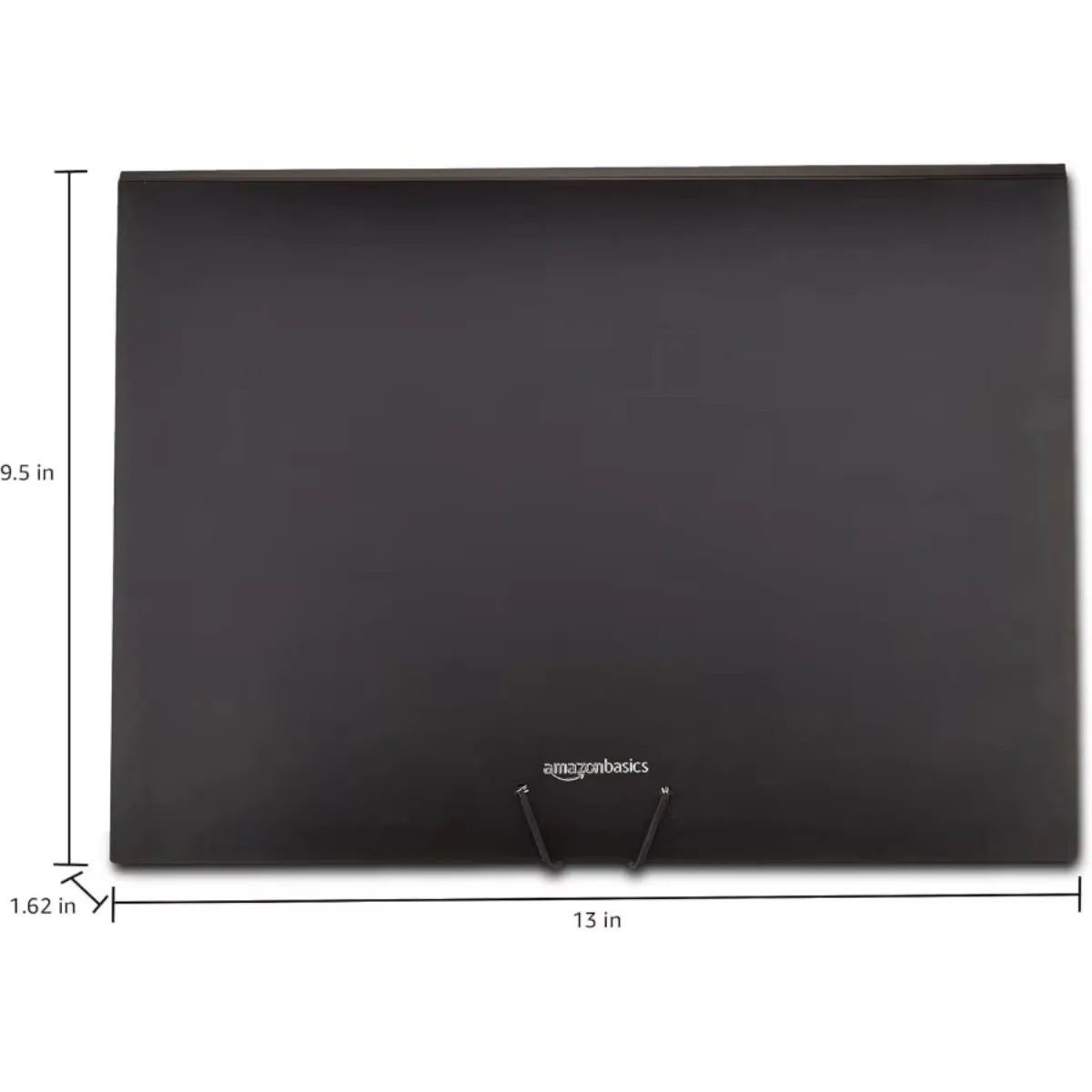 Black Expanding File Folder Letter Size - Multi-Pocket Organizer for Office & School