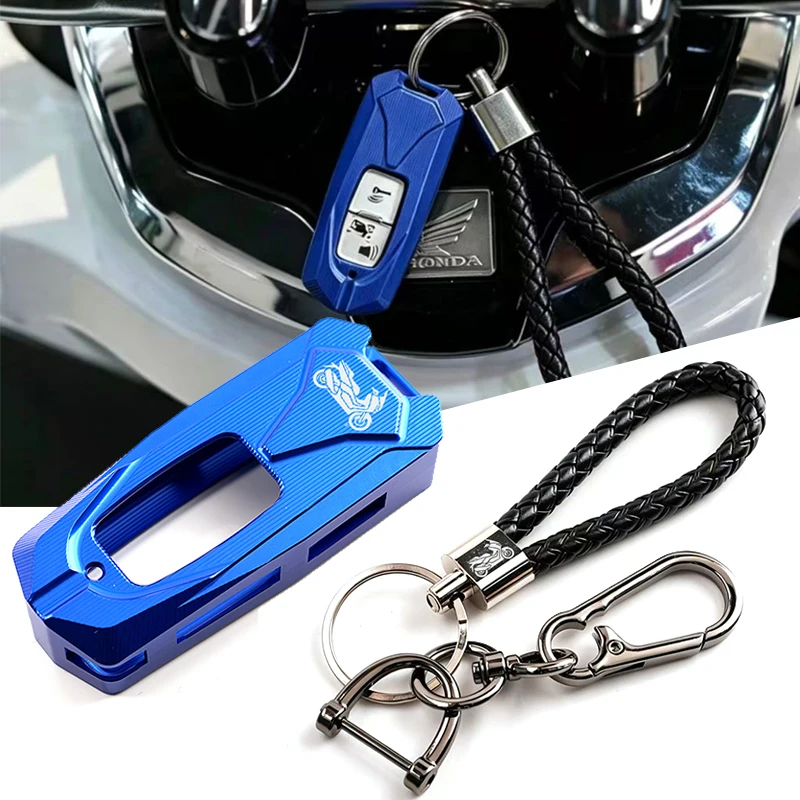 Motorcycle Aluminum Remote Key Case Cover For Honda ADV 150 PCX 125 Switch ADV Wrench 350 PCX160 VISION SH350i Shell Accessories