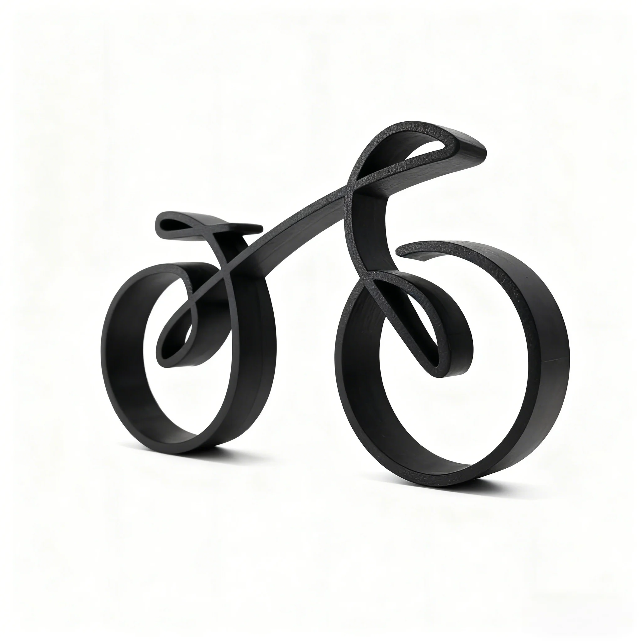 AliExpress NONE Minimalist Bike Model, Elegant 3D Printed Cycling Sculpture for Desk Decor, Home Office Gift for Cyclists