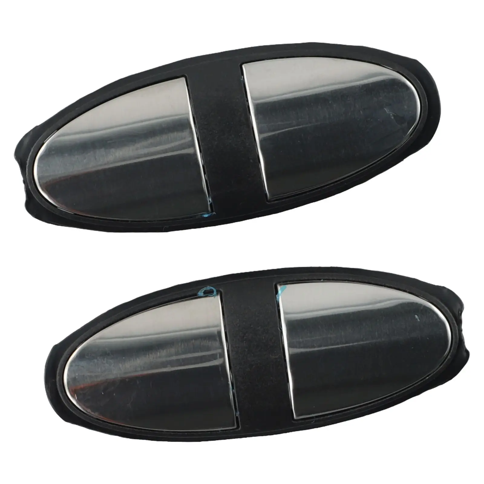 مقبض مقبض لمراقبة معدل ضربات القلب لدراجة التمرين متوافق مع أجهزة المشي وآلات المشي من مادة الفولاذ المقاوم للصدأ #2