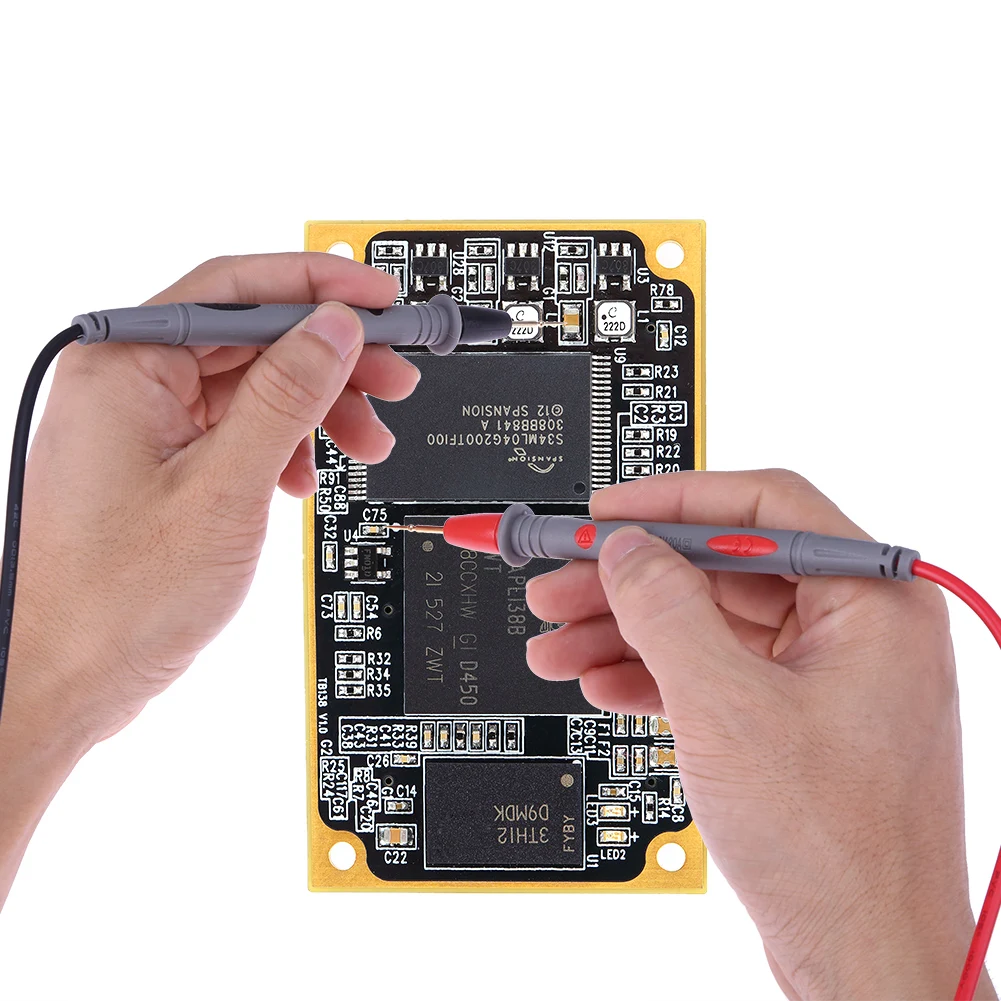 Imagem -03 - Universal Agulha Ponta Sonda Teste Leva Pin Ponta de Teste Fio de Silicone Caneta Cabo Fit para Fluke Vascular Medidor Digital Tester 1000v 20a