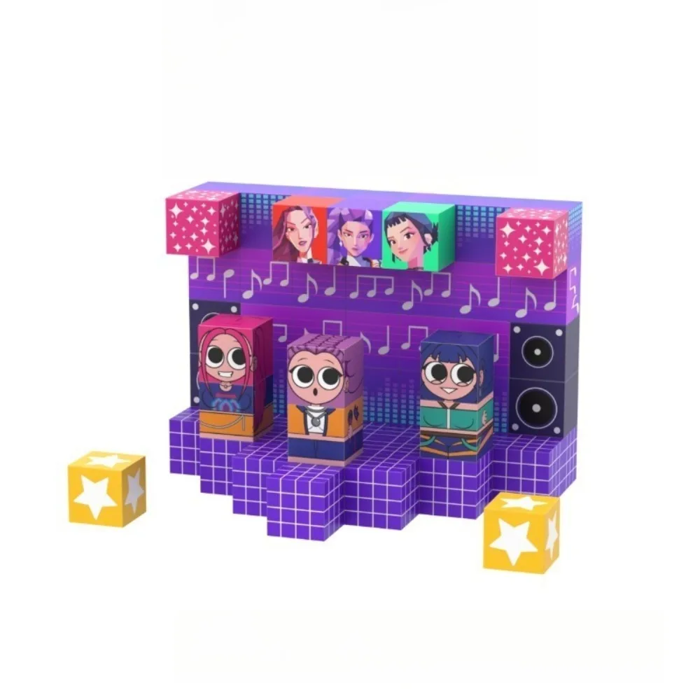 64/100/150 Uds. Juego de bloques magnéticos para construir ladrillos figura de tigre niño niña DIY STEM Montessori cubos sensoriales regalo educativo para niños pequeños