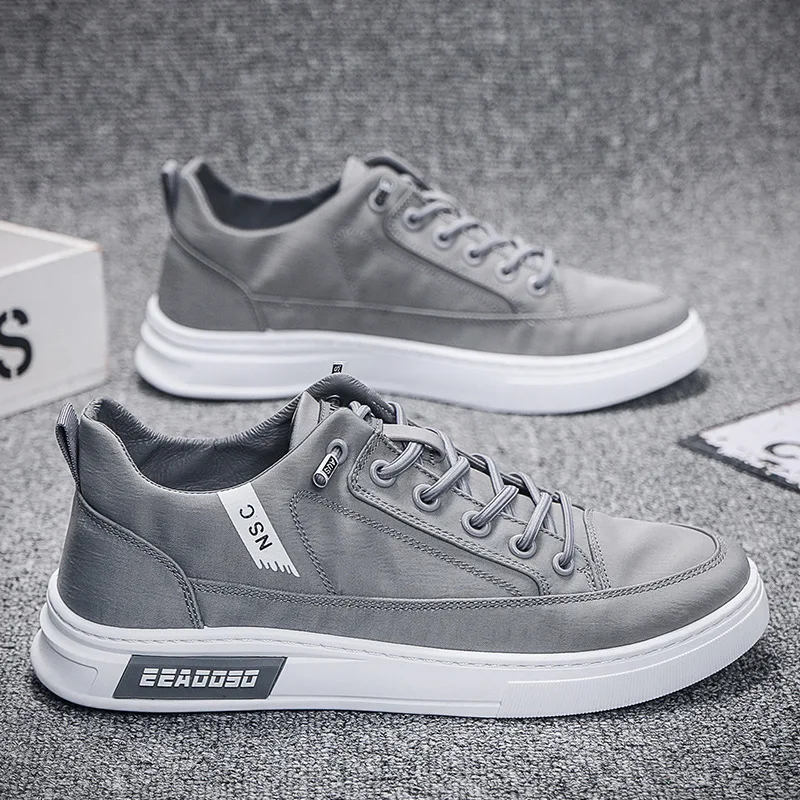 Breathable Canvas Men's Shoes 2023 Summer New Korean Edition Trend Thick Sole Umbrella Cloth Versatile Sports Casual Board Shoes