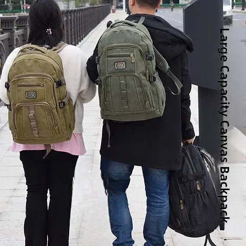 

Ретро Thiened Canvas Xo Durable, износостойкая мужская сумка на двойное плечо объемом 60 л, дорожная походная сумка с Cuter Carent