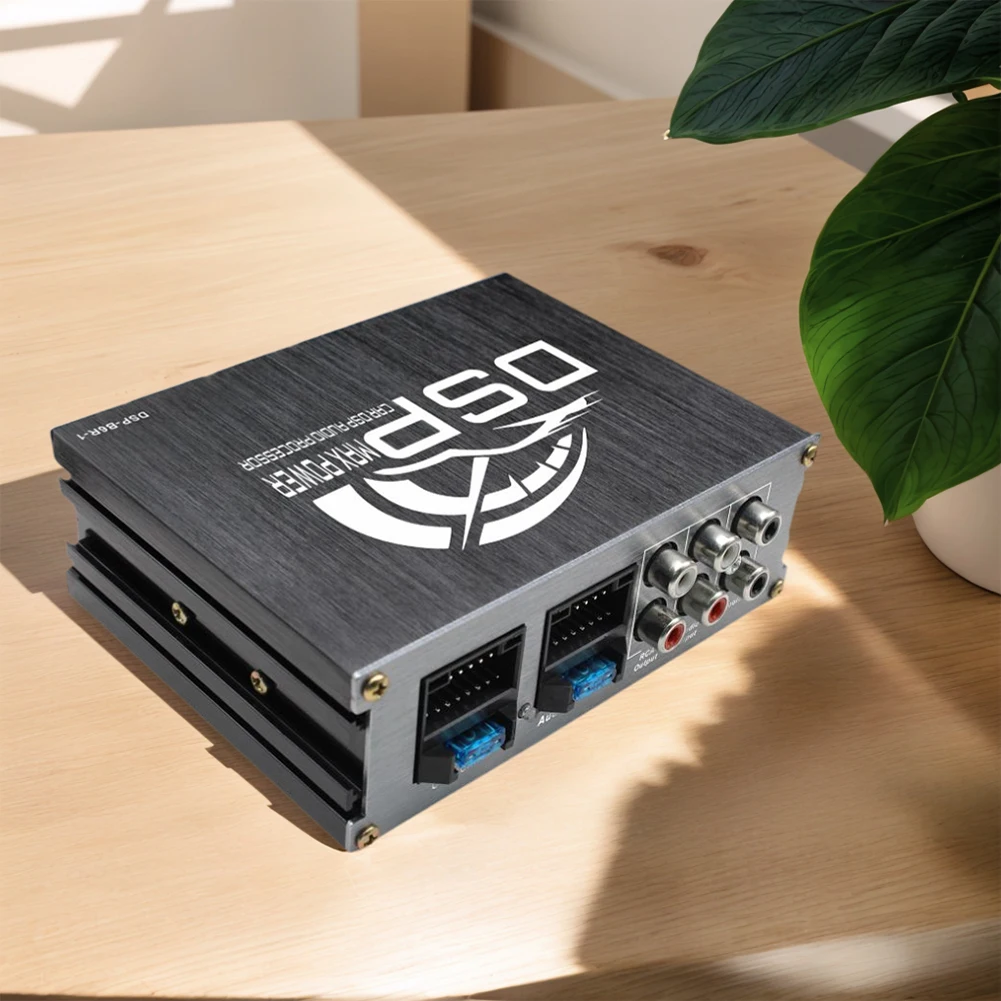 4x50 واط سيارة DSP معالج الصوت الرقمي دعم APP التحكم DSP سيارة مكبر كهربائي سيارة DSP مكبر للصوت لتعزيز صوت السيارة