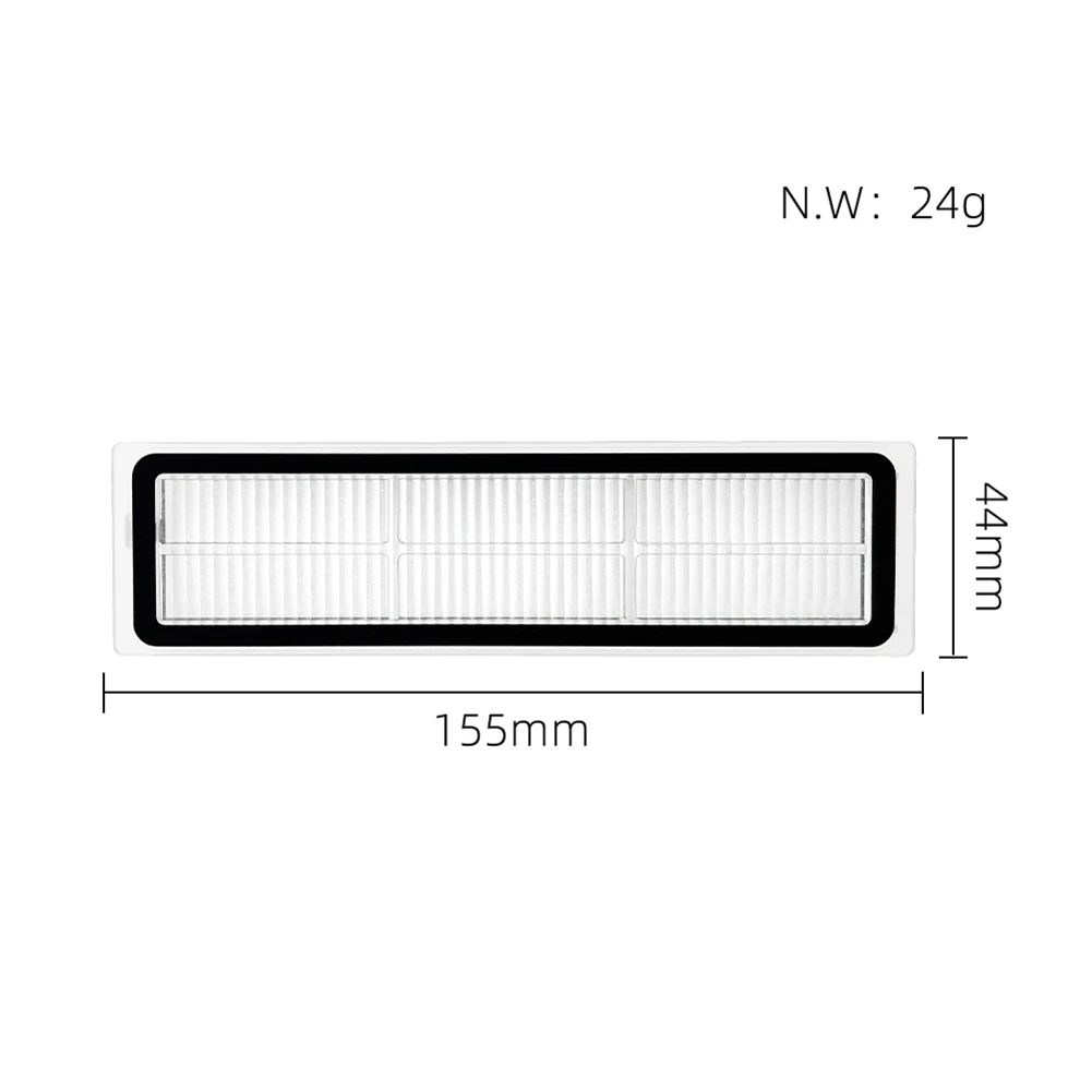 Piezas de aspiradora LDS para Robot D9 Bot L10 Pro Trouver, cepillo lateral principal, paño de fregona, filtro Hepa