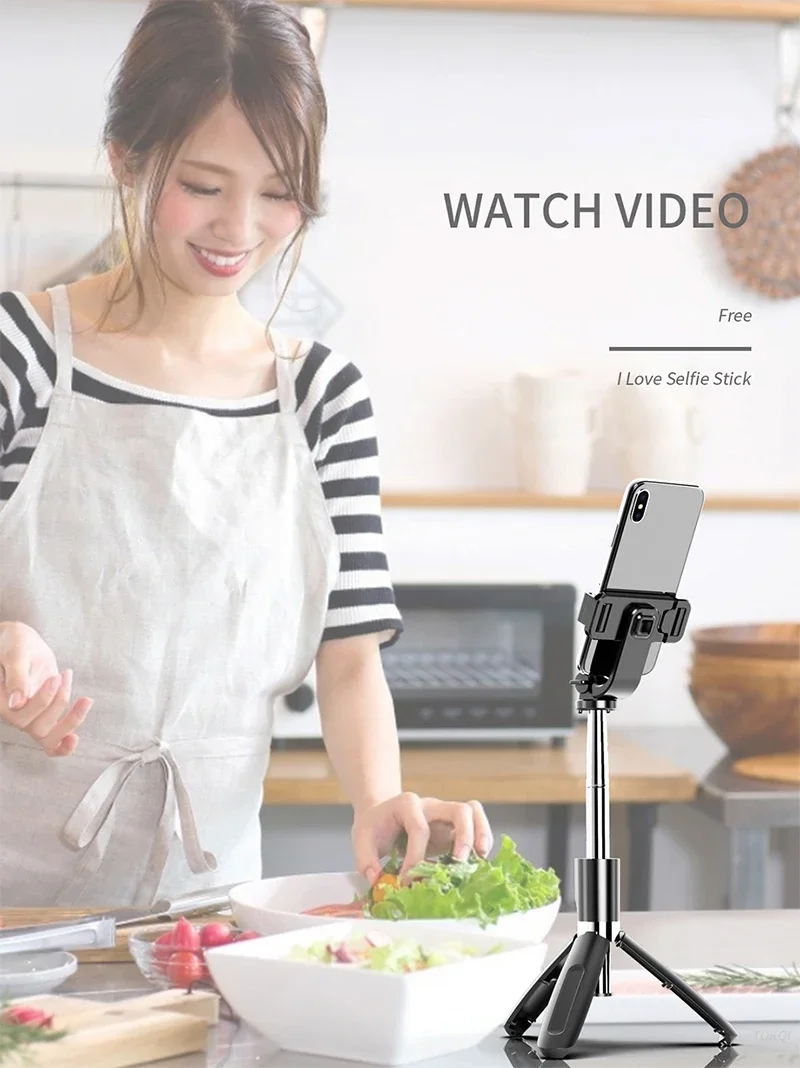 FF-H36A Selfie Stick treppiede pieghevole e supporto Video monopiedi universale per smartphone per Gopro