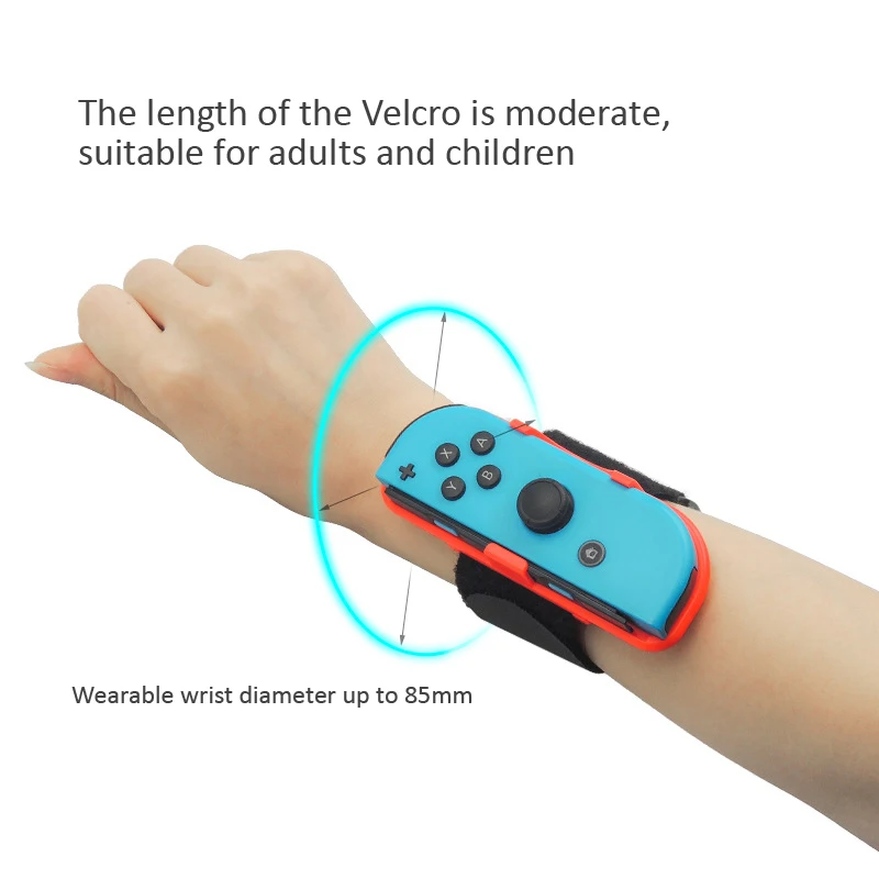 Pulseira de jogo ajustável cinta de mão elástica para nintendo switch joy-con controlador pulseira de dança de pulso braçadeira para interruptor de dança