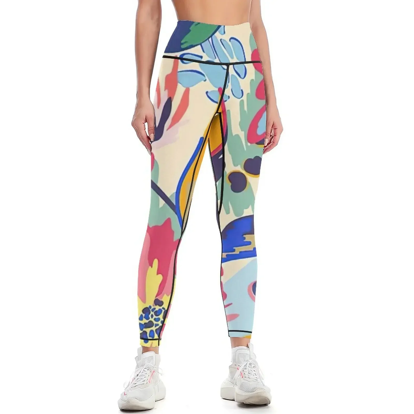 

Abstract Flowers Leggings sportswear woman gym 2025 sports for flared Tight fitting woman Womens Leggings