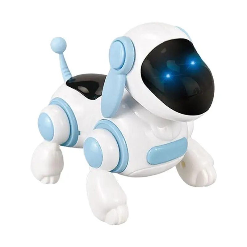 Robô cão brinquedo de controle remoto dança e andando rc robô engraçado interativo dublê filhote de cachorro com som para criança idade 3-7