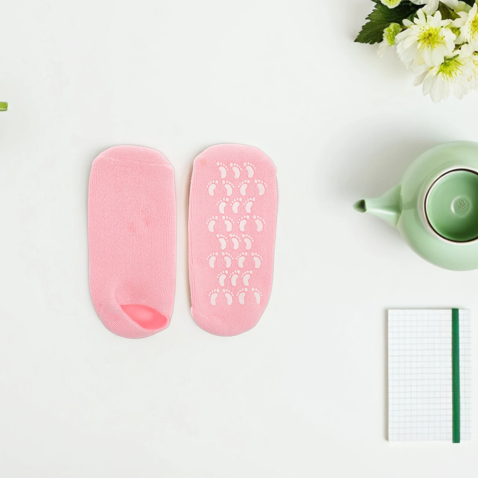 

Silicone Gel Moisturizing Anti Hydrating Foot Care Socks for Women Shower Footwear Socks for Dry Cracked