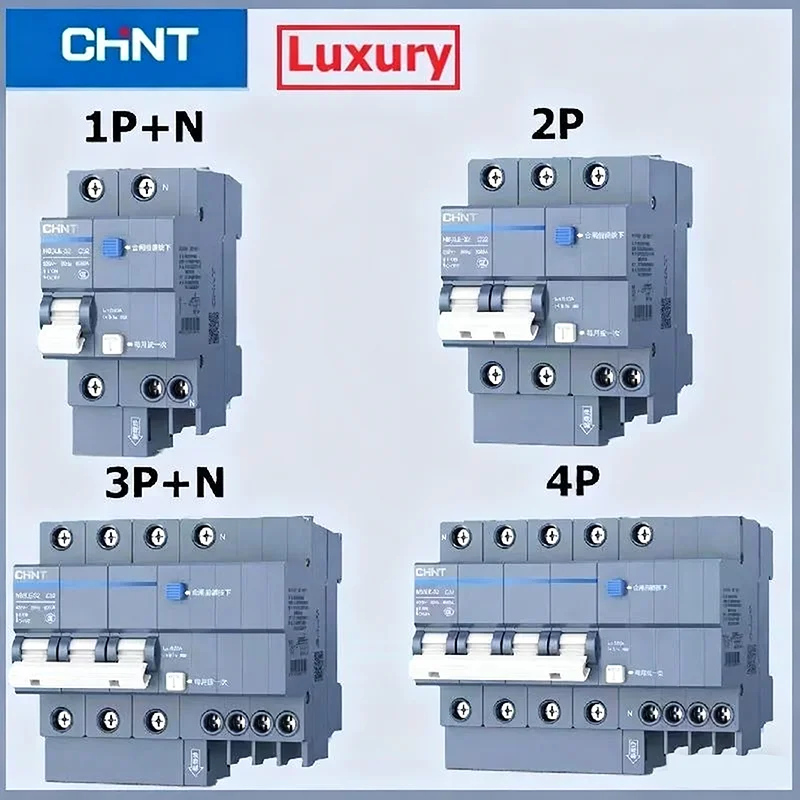 

CHINT Luxury Premium Quality Household NB3LE Leakage Protection Circuit Breaker 63A Leakage Protection 32A Original Product