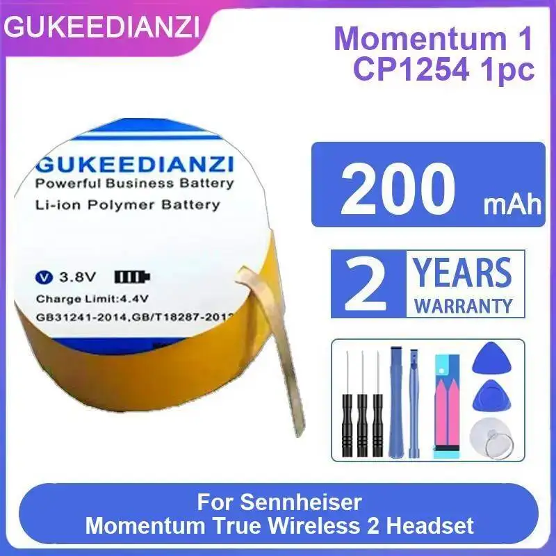 

Reliable Replacement For Sennheiser Momentum True Wireless 2 Headset 1 CP1254 1pc 200mAh Earphone Battery