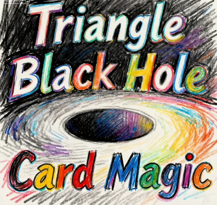 

Магия карты с треугольными черными отверстиями - ментализм, трюк для иллюзий крупным планом, легко сделать, волшебник для начинающих