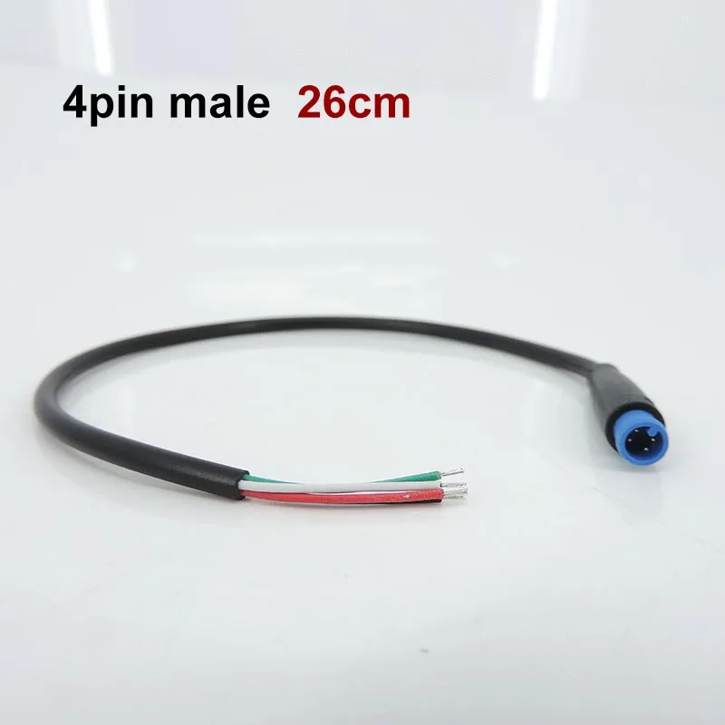 M6 2 3 4 5 Pin Stecker Elektrischer Steckverbinder Männlich Weiblich Roller Bremse Wasserdicht 6mm E-Bike Kabel Stecker Signalsensor Kabel