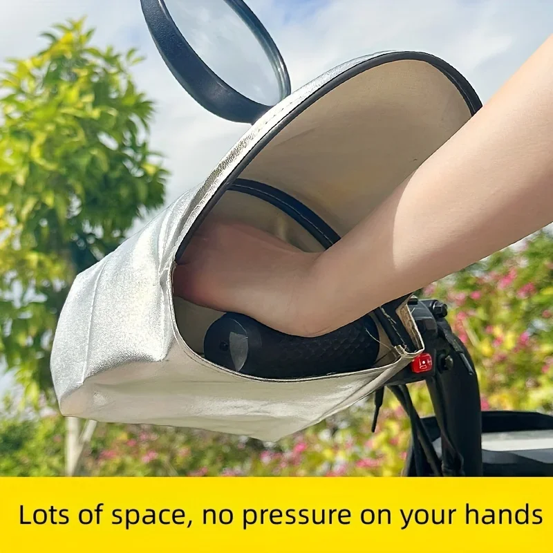 

Чехол на руль электромобиля, аккумулятор мотоцикла, автомобильная защита для рук, летний солнцезащитный крем, теплозатеняющие перчатки, дождевая ручка лобового стекла