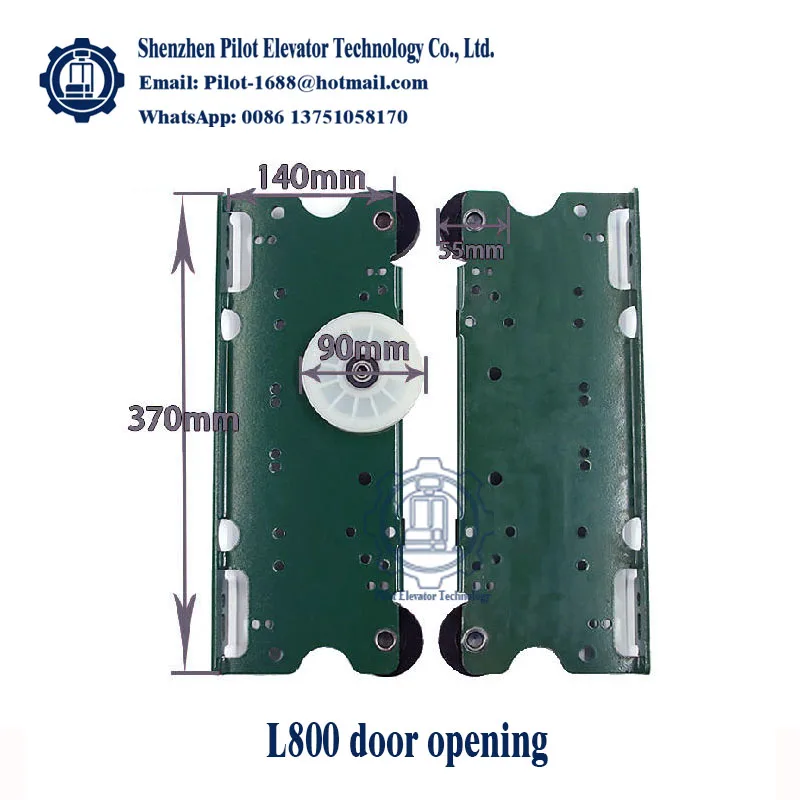 Giant KONE รถ Hall ประตู 55 ประตูแขวนชุดล้อ 800 เปิด 900 เปิด Zhanpeng ประตูลิฟท์แขวนแผ่น