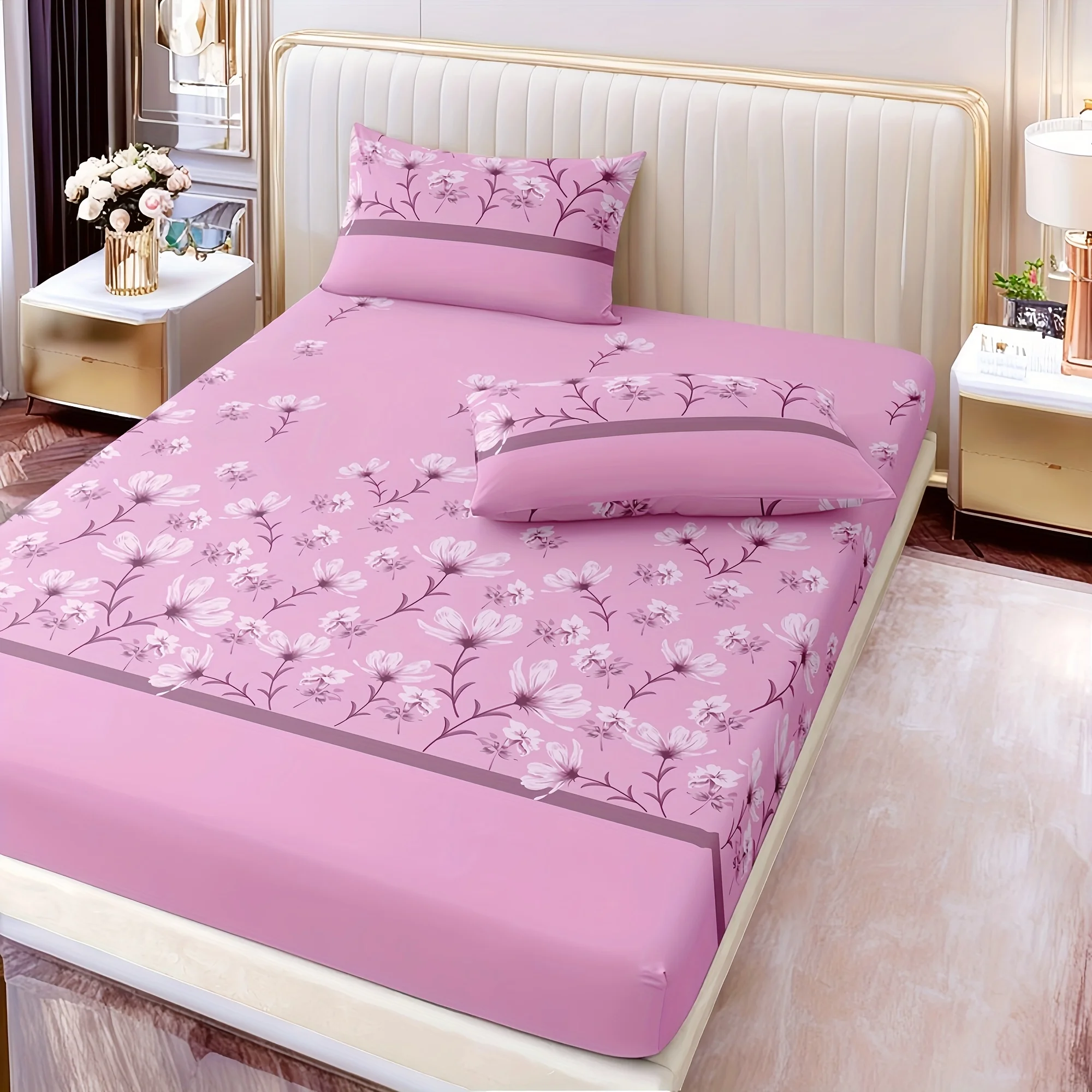 Set Sprei Premium Pink Magnoli - Skincare Queen ulasan dan harga