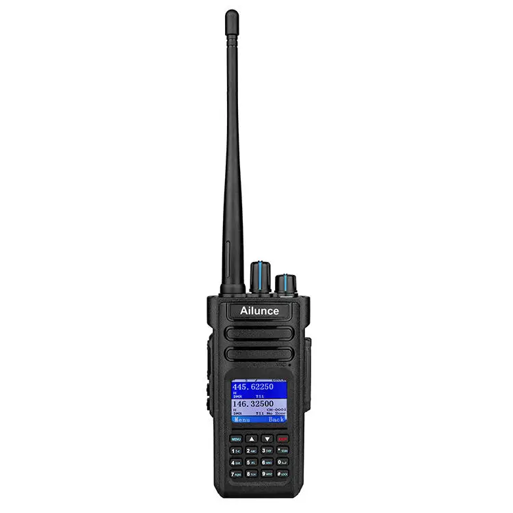 Chierda HD1 10W Ip67 Police Walki Long Range Walkie Talkies GPS Portable 3000 Channels 10-15km Handheld Dual Band Walkie Talkie