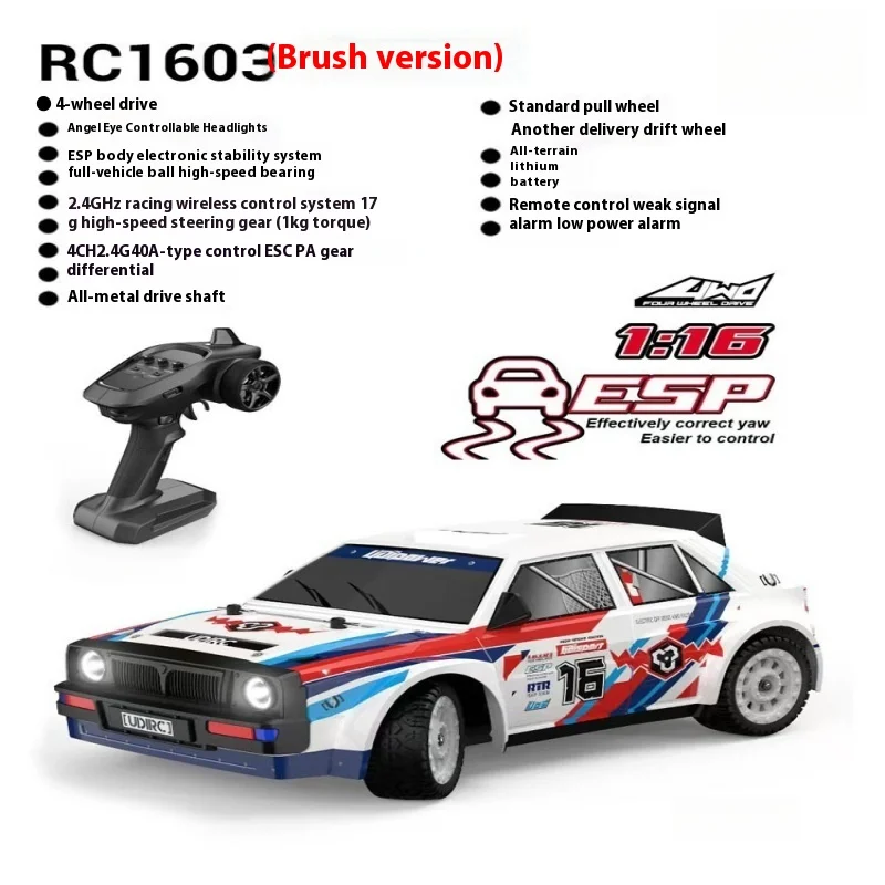 

Interest Cultivation Of Rc Adult Four-Wheel Drive Ud Brushless High-Speed Flat-Running Drift Car With Remote Control Toy Car