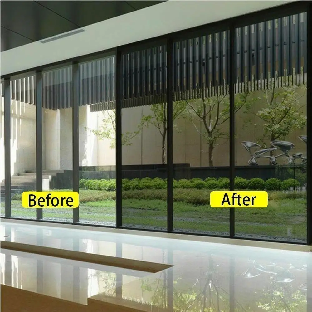 30 x 100cm Mirror Insulation Solar Tint Window Film Stickers UV Reflective One Way Privacy Decoration For Home Office Glass DIY