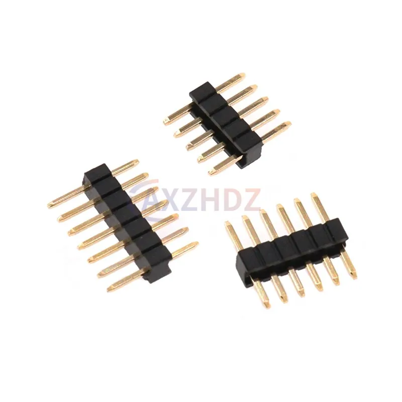 20PCS 1.27mm Pin Header PCB Connector 2P 3P 4P 5P 6P 7P 8P 9P 10P 12P 15P 16P 20P 25P 30P 40P 50Pin Single Double Row Male