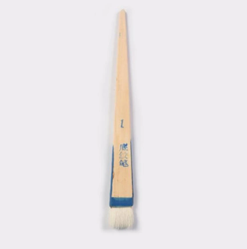 GOAT HAIR FLAT HAKE  Painting BRUSH - SET OF FOUR