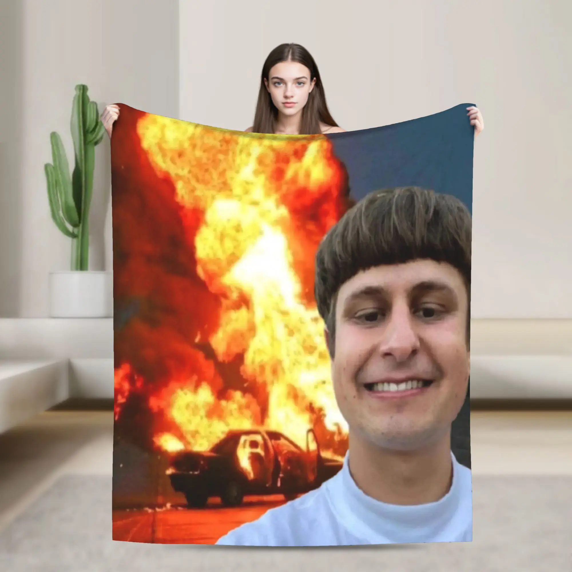 RIP Oliver Tree 1993-2026 Blanket Warm Cozy Fluffy  Throw Blankets for Couch 50x60 Inch Multiple Sizes Rug Piece