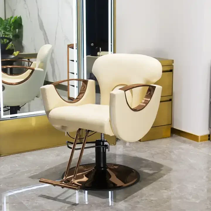 2024 New Product Wholesale Custom Modern Fashion Hair Salon Furniture Salon Chair Barber Chairs For Sale