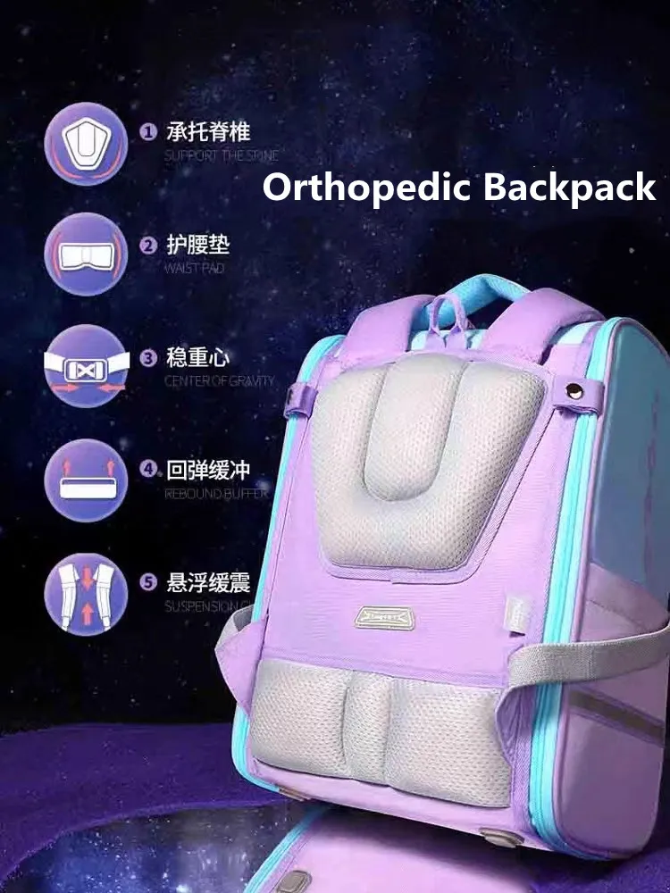 Disney Frozen New School Bags For Girls Grade 1-5 Elsa Anna Primary Student Shoulder Mochila Leisure Fashion Orhopedic Backpack