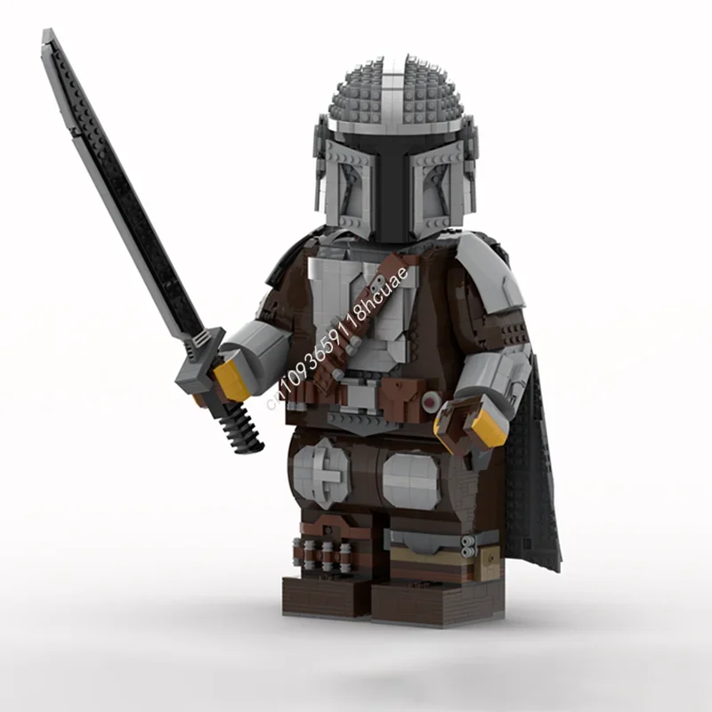 moc-star-bataille-le-mandalorien-mega-figure-casque-modele-blocs-de-construction-briques-bricolage-assemblage-creatif-cadeaux-educatifs-pour-enfants