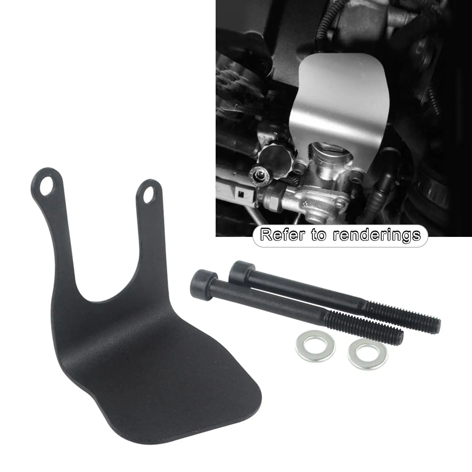 Hpfp Sensor Guard Protection Black Iron for Audi A3 2.0 AL0134