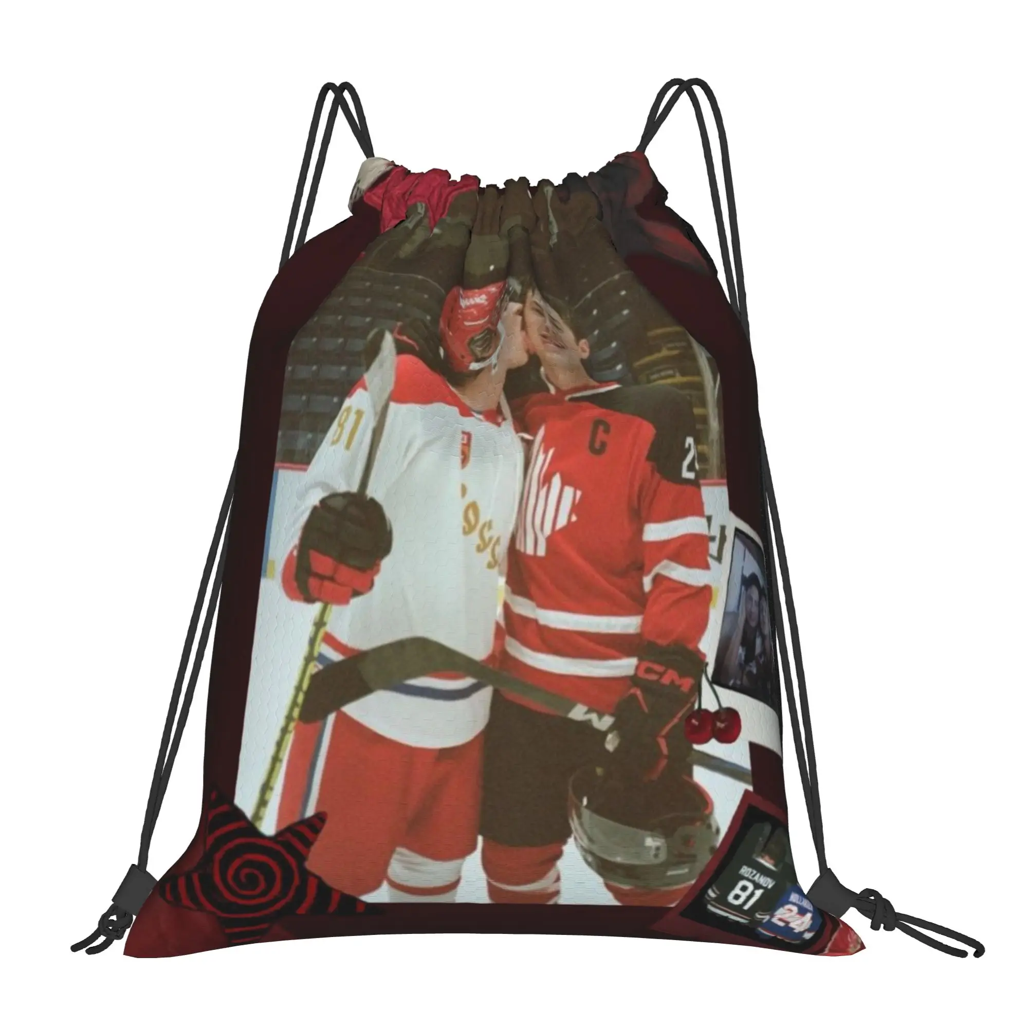 Heated Rivarly81 24 Ilya Shane 81 24 Multi-function Pocket Men Women Storage Backpack Teenager Travel Bag Print Drawstring Bags