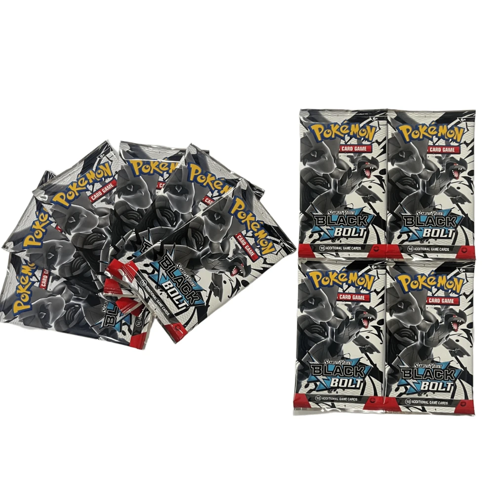 40 قطعة بوكيمون PTCG ميجا تطور الأسود الترباس الأبيض مضيئة بطاقات التداول الإنجليزية الداعم معركة جمع بطاقة لعبة هدايا الأطفال #3