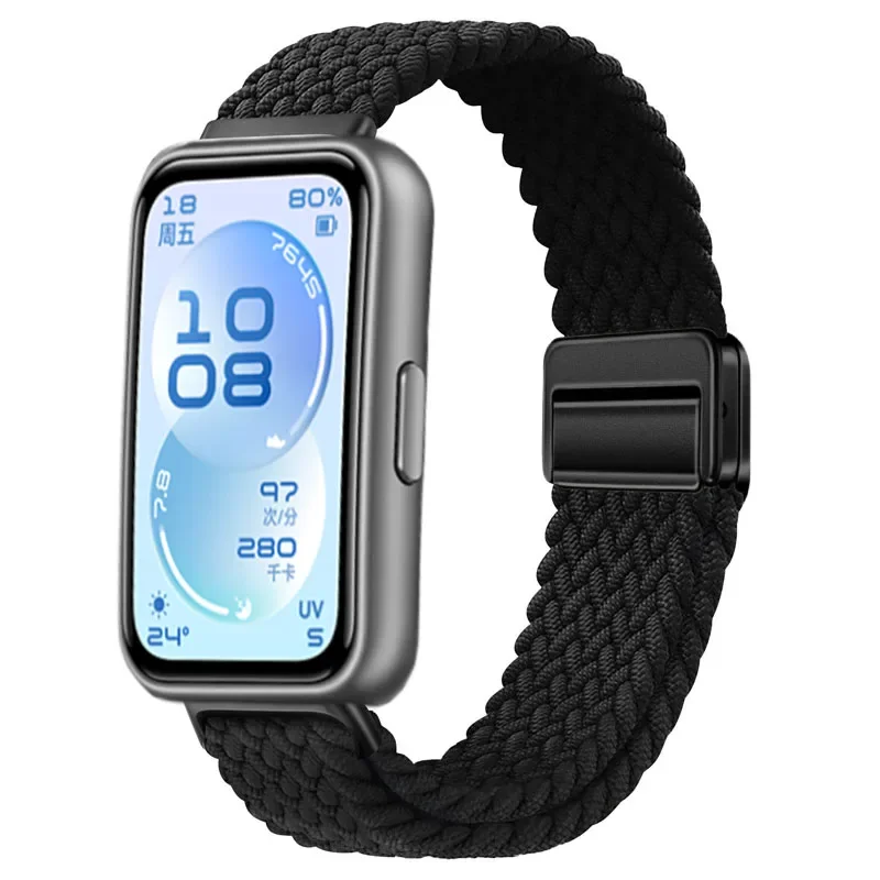 Offizielles geflochtenes Nylon-Schlaufenarmband für Huawei Band 11/11 Pro, Armband mit magnetischer Schnalle für Huawei Band 8/9/10/11/11 Pro – Detail 11