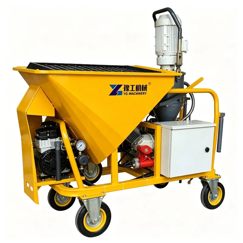 Professional Gypsum Plaster Sprayer Cement Plastering Machine for Building Wall CoatingTexture Spray Gun for Walls USA