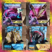 New Playmates Godzila X Kong Action Figures Shimo King Figura Ghidorah Shimo Tiamat Figure Empire Anime Figure Christmas Gift