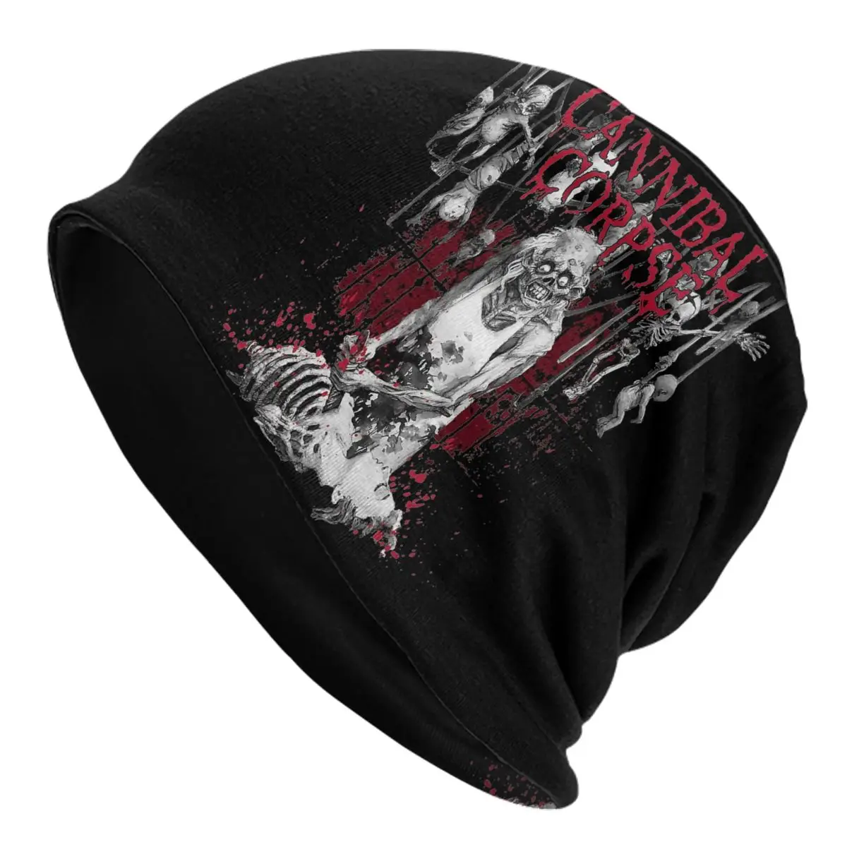 Cannibal Corpse Heavy Metal Band Autumn Winter Beanies Skullies Horror Beanies Cap Men Luxury Multifunction Bonnet Knitting Hats