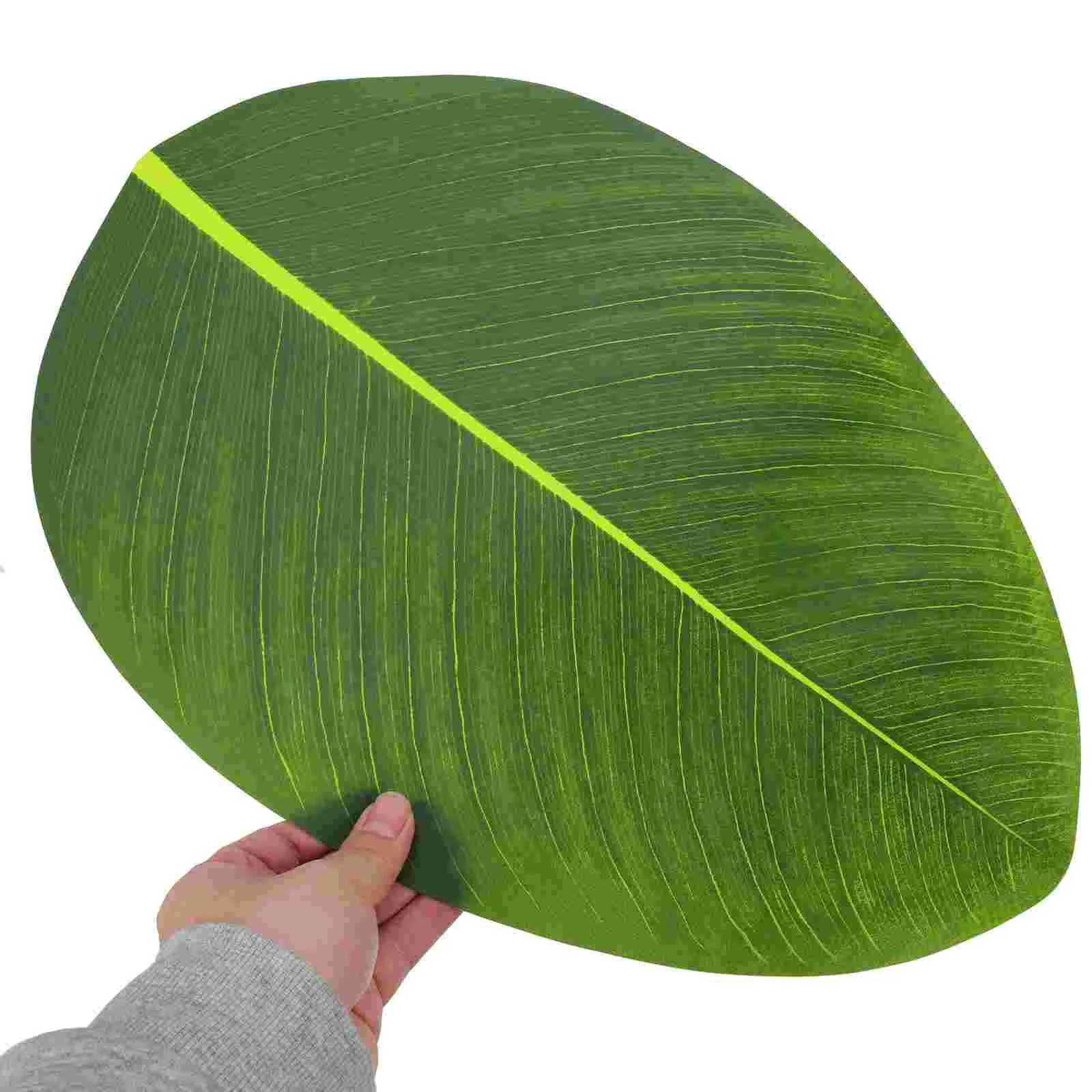 

2 Pcs Simulation Leaves Western Food Desk Coasters Tabletop Placemats Decorations Leaf-shaped Cushion Tomorrow Dinnerware
