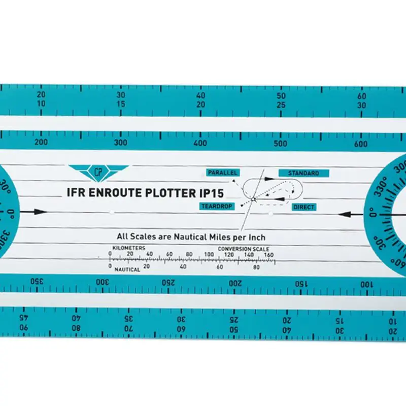 Navigation Plotter Measuring Ruler For Surveying & Mapping Ergonomic Course Ruler For Navigators And Beginners