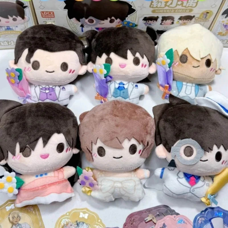 

Detective Conan 30th Velvet Doll Series Soft Plush Anime Peripheral Figure Kaitou Backpack Pendant Children Birthday Gifts