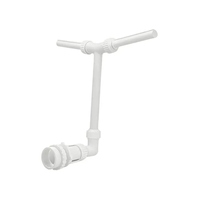 

A74E-Swimming Pool Dual Spray Water Fountain Adjustable Waterfall Sprayer Creative Pool Sprinkler With Bracket